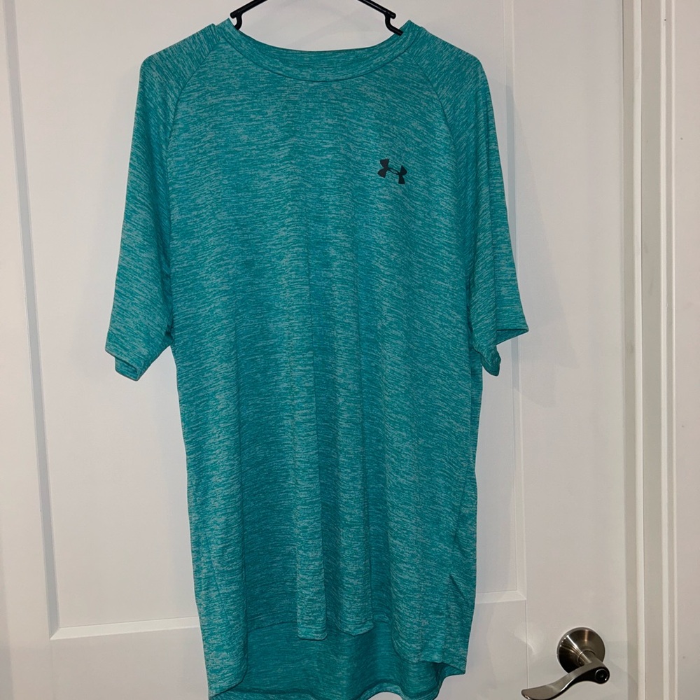 Under Armour Blue Short Sleeve Tee Athletic Comfort